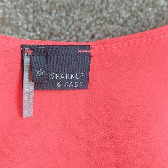 Urban Outfitters Neon Coral Dress - Picture 2 of 3